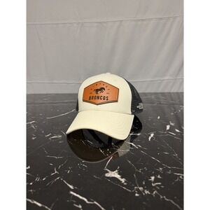 Vintage Broncos Hat Cap Snap Back White Trucker Hat Unisex The North Face Mens